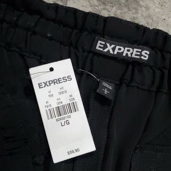 Express Silky Pants in Black Size L - Picture 10 of 11